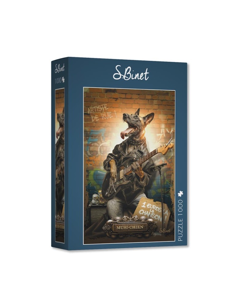 PUZZLE S.BINET MUSI CHIEN  50 X 70 CM - Photo N°1