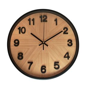 HORLOGE BIG BEN BOIS FOND BOIS CLAIR 30 CM