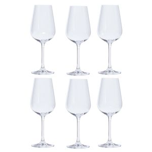 SET DE 6 VERRES A VIN ECLATS EN CRISTALLIN 36 CL
