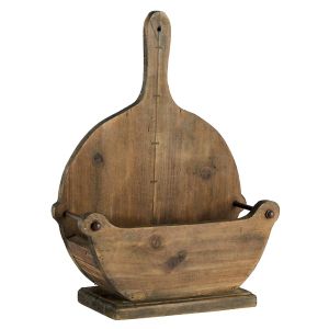 RANGE COURRIER EN BOIS RUSTIQUE 33.5 X 45 X 14 CM