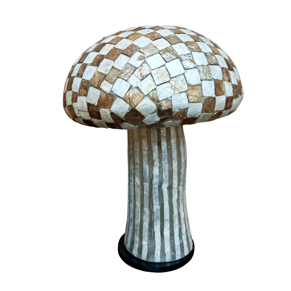 LAMPE CHAMPIGNON A POSER NACRE MULTICOLORE 45 X 60 X 45 CM - Photo N°3